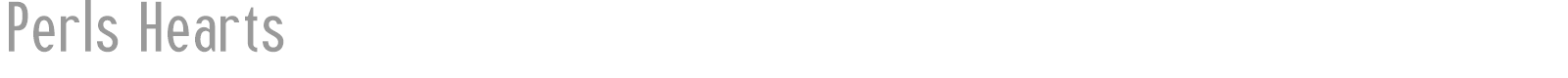 Perls Hearts font preview